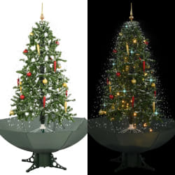 vidaXL Sapin Neigeux Base Parapluie