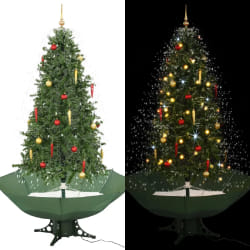 vidaXL Arbre de Noël neigeux 190