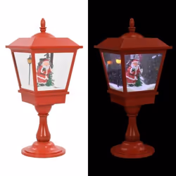 vidaXL Lampe de piédestal de Noël avec Père Noël 64 cm LED - TU