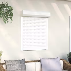 vidaXL Volet roulant aluminium 70x100 cm blanc - TU