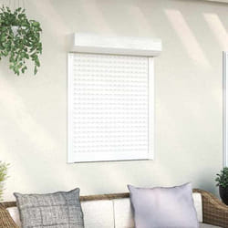 vidaXL Volet roulant aluminium 70x100 cm blanc - TU