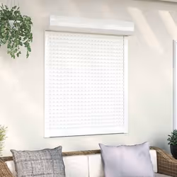 vidaXL Volet roulant aluminium 100x120 cm blanc - TU