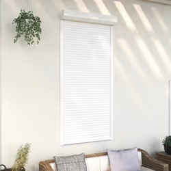 vidaXL Volet roulant aluminium 100x210 cm blanc - TU