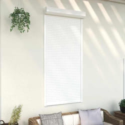 vidaXL Volet roulant aluminium 100x210 cm blanc - TU