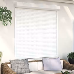 vidaXL Volet roulant aluminium 140x150 cm blanc - TU