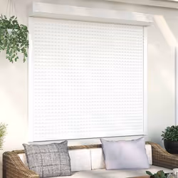 vidaXL Volet roulant aluminium 160x150 cm blanc - TU