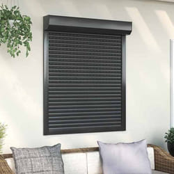 vidaXL Volet roulant aluminium 100x120 cm anthracite - TU
