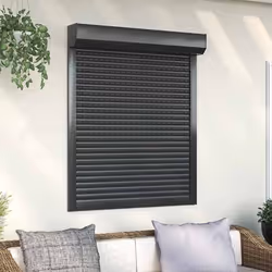 vidaXL Volet roulant aluminium 100x130 cm anthracite - TU