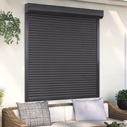 vidaXL Volet roulant aluminium 140x150 cm anthracite - TU