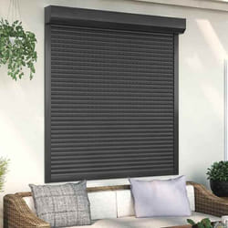 vidaXL Volet roulant aluminium 140x150 cm anthracite - TU