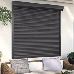 vidaXL Volet roulant aluminium 160x150 cm anthracite - TU
