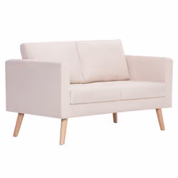 VidaXL 276851 canapé 3 siège(s) Crème - Vue supplémentaire 6