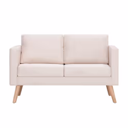 VidaXL 276851 canapé 3 siège(s) Crème - Vue supplémentaire 7