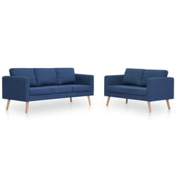 VidaXL 276853 canapé 3 siège(s) Bleu