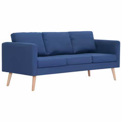 VidaXL 276853 canapé 3 siège(s) Bleu
