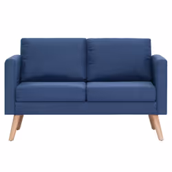 VidaXL 276853 canapé 3 siège(s) Bleu - Vue supplémentaire 7