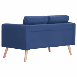 VidaXL 276853 canapé 3 siège(s) Bleu - Vue supplémentaire 8