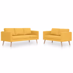 VidaXL 276856, Jaune, 3 siège(s), Polyester, 1680 mm, 700 mm, 730 mm