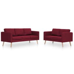 VidaXL 276857 canapé 3 siège(s) Rouge