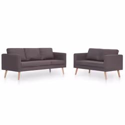 VidaXL 276858, Taupe, 3 siège(s), Polyester, 1680 mm, 700 mm, 730 mm