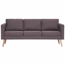 VidaXL 276858 canapé 3 siège(s) Taupe - Vue supplémentaire 4