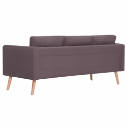 VidaXL 276858 canapé 3 siège(s) Taupe - Vue supplémentaire 5
