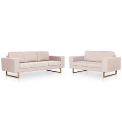 VidaXL 276859 canapé 3 siège(s) Crème