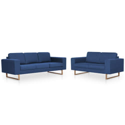 VidaXL 276861 canapé 3 siège(s) Bleu