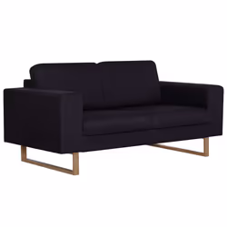 VidaXL 276863 canapé 3 siège(s) Noir - Vue supplémentaire 6