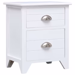 VidaXL 284049, Blanc, Paulownia, Contre-plaqué, 380 mm, 280 mm, 450 mm, 1 pièce(s)