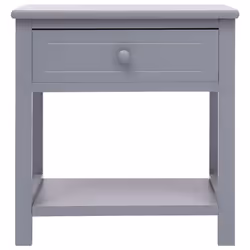 VidaXL 284051 Table de nuit et table de chevet Gris - Vue supplémentaire 4
