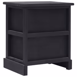VidaXL 284058 Table de nuit et table de chevet Noir - Vue supplémentaire 4