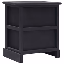 VidaXL 284059 Table de nuit et table de chevet Noir - Vue supplémentaire 5