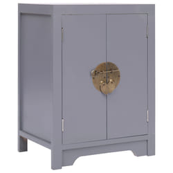 VidaXL 284072 Table de nuit et table de chevet Gris