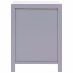 VidaXL 284072 Table de nuit et table de chevet Gris