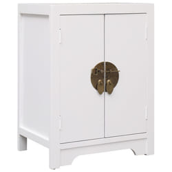 VidaXL 284073 Table de nuit et table de chevet Blanc