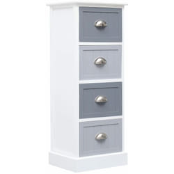 Vidaxl - Armoire latérale 35x30x90 cm Bois de Paulownia