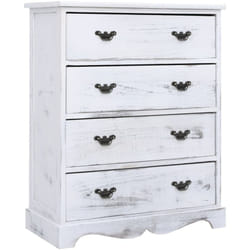 vidaXL Armoire à tiroirs Blanc 60x30x75 cm Bois