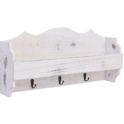 Vidaxl - Porte-manteau mural Blanc 50x10x23 cm Bois