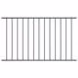 vidaXL Panneau de clôture Acier enduit de poudre 1,63x1,17 m Anthracite - TU