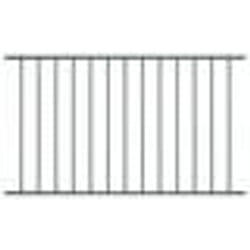 vidaXL Panneau de clôture Acier enduit de poudre 1,63x1,17 m Anthracite - TU