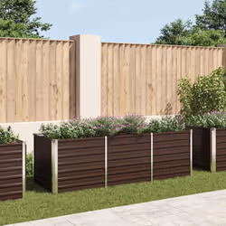 Ce lit surélevé de jardin en métal sera un excellent choix pour les amateurs de jardinage afin de décorer leurs jardins, balc ...