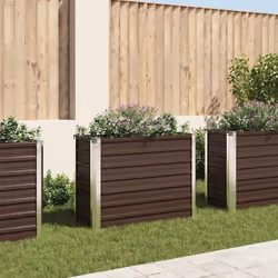Ce lit surélevé de jardin en métal sera un excellent choix pour les amateurs de jardinage afin de décorer leurs jardins, balc ...