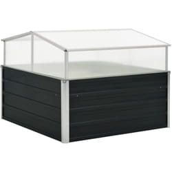 Vidaxl - Serre Anthracite 100x100x77 cm Acier galvanisé