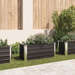 Ce lit surélevé de jardin en métal sera un excellent choix pour les amateurs de jardinage afin de décorer leurs jardins, balc ...