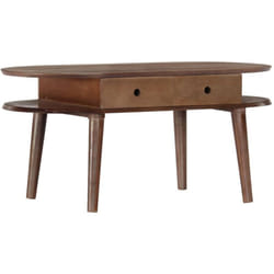 vidaXL Table basse 100x50x46 cm Bois d'acacia solide