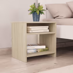 VidaXL 800016 Table de nuit et table de chevet Chêne