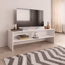 Avec un design à la fois tendance et pratique, ce meuble TV robuste deviendra certainement un point central de votre pièce. C ...