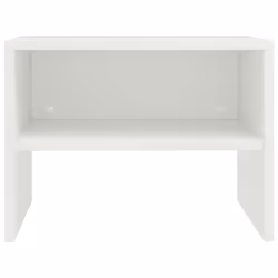 VidaXL 800064 Table de nuit et table de chevet Blanc - Vue supplémentaire 5