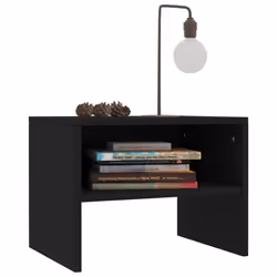 VidaXL 800066 Table de nuit et table de chevet Noir